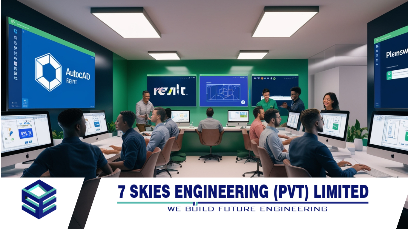 Technical Training Courses by 7 Skies Engineering – AutoCAD, Revit, PlanSwift & More